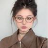 2PCS Cat Eye Frame Glasses Women Anti Blue Light  Glasses Retro Optical Glasses