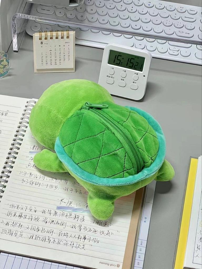 Niedliches Plüsch-Federmäppchen, Plüsch-Lanyard-Federmäppchen, Schülerpuppen-Geschenk