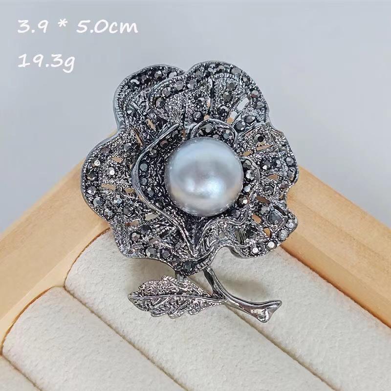 Broches à nœud pour femmes, bijoux de mariée, épingles à fleurs, cadeaux de fête, accessoire Hijab