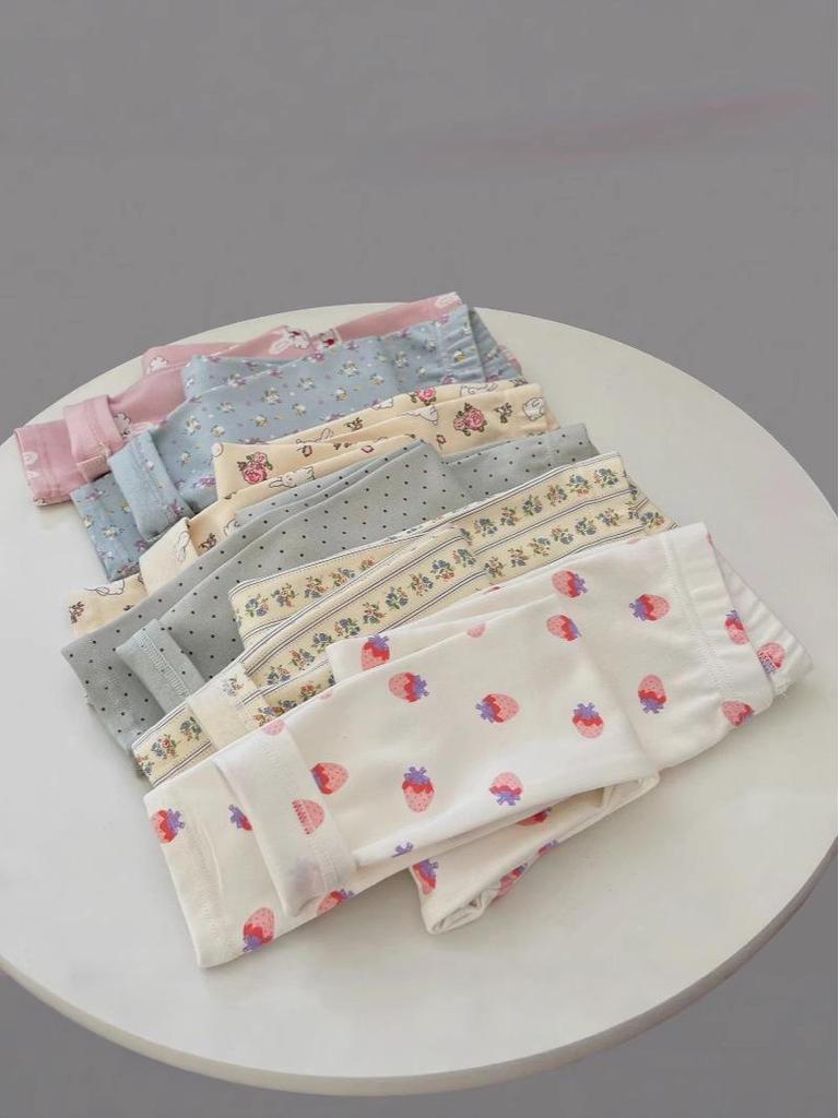 Autumn/Winter Girls' Cotton Thermal Leggings: Thick, Elastic, Slimming, Versatile