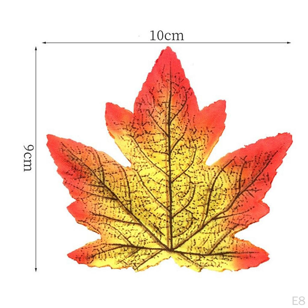 11 Colors Artificial Leaves Leaf Wreath Festival Holiday Wedding Shower Decorations Crafts