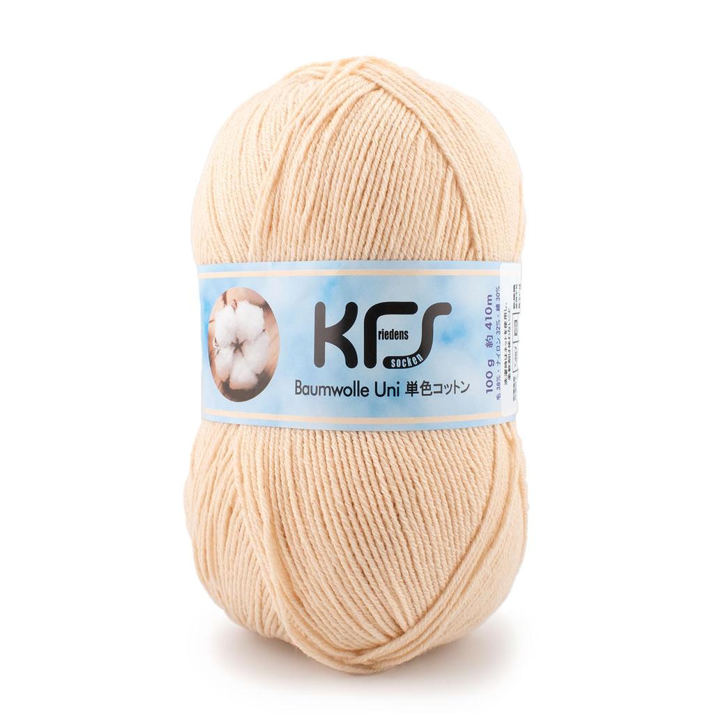 Opal KFS Cotton Sock Cotton Tea Yarn, 4-ply, Blend, KFS250.Milk