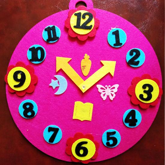 Colț de grădiniță DIY: Materiale Didactice Puzzle Numere din Pâslă