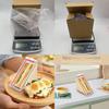 Transparent Plastic Triangle Sandwich Container Modern Minimalist Design Perfect For Adults