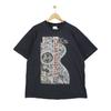 Maglietta Vintage Cambridge Folk Festival 1994 Taglia Uomo XL Nera Grafica