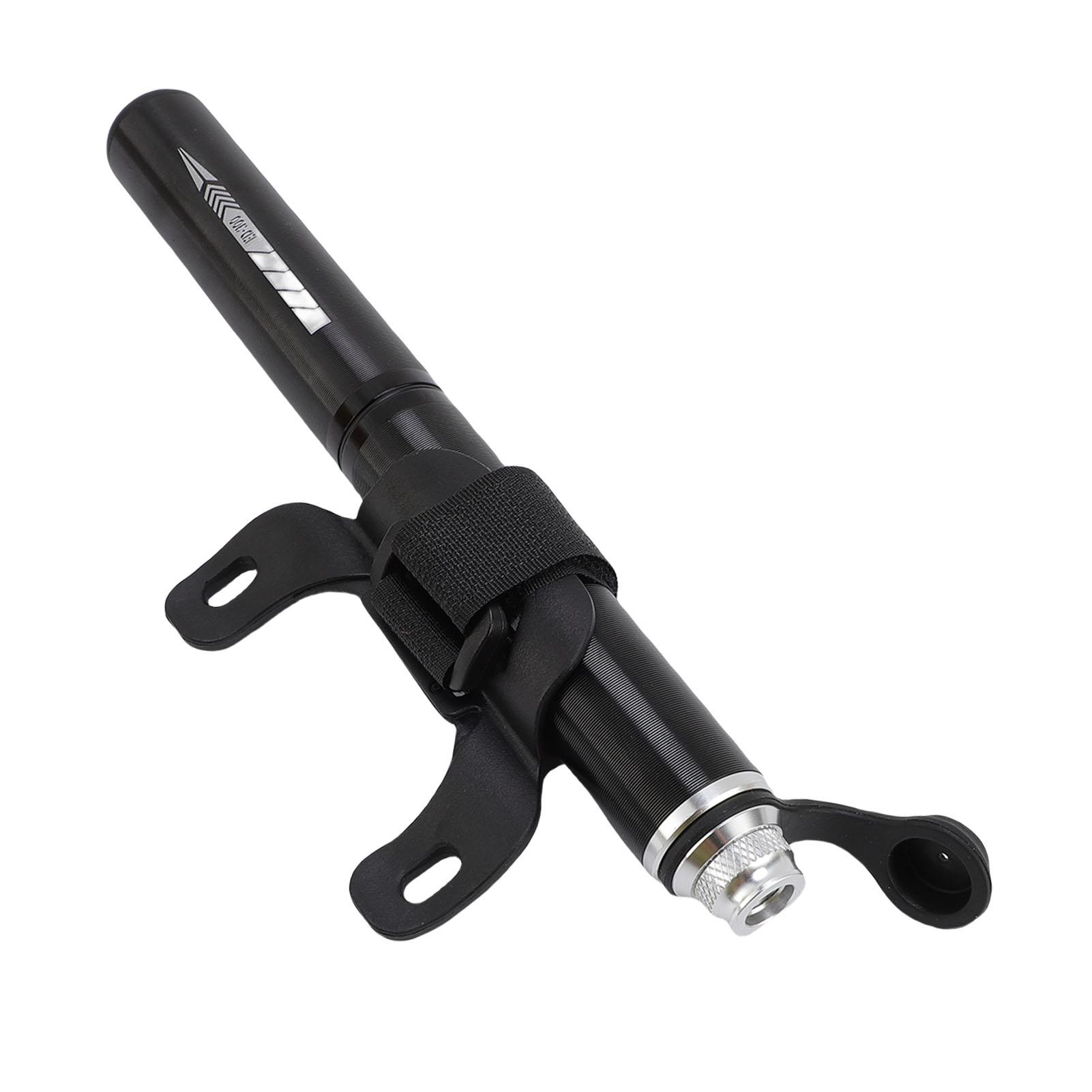 Mini Bike Pump CNC Aluminum Alloy Fast Tyre Inflation High Pressure 160PSI Telescopic Metal Portable Tyre Pump for Mountain Road Bike