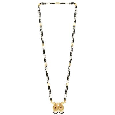 Mangalsutra For Women Girls Ladies Temple South Indian Traditional 1 Gram Gold Stylish Maharashtrian Long Chain