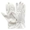 Cotton Gloves Men Women Non-Slip White Uniform Gloves with Cuff Formal Tuxedo Costume Police Honor Guard Marching Working Gloves