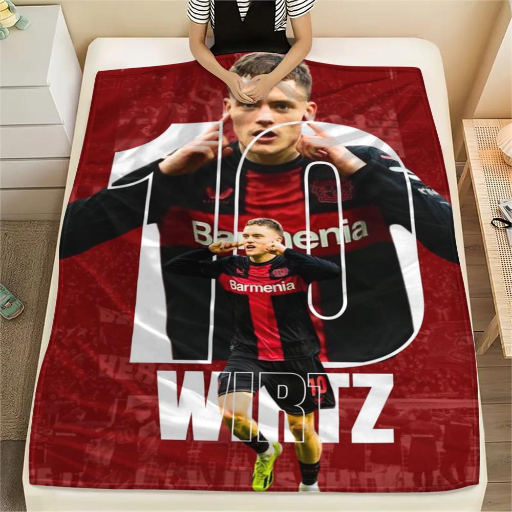 1pc Florian Wirtz Print Flannel Blanket, High Quality Comfortable for All Seasons, Home Decor, Warmth and Comfort, Perfect for Christmas Gifts55