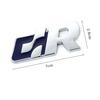 7x2.8cm Car Front Grille Emblem Rear Trunk Sticker for Volkswagen VW R SRacing Badge SR32 SR36 BORA GOLF JETTA MK4 PASSAT Polo ZK7
