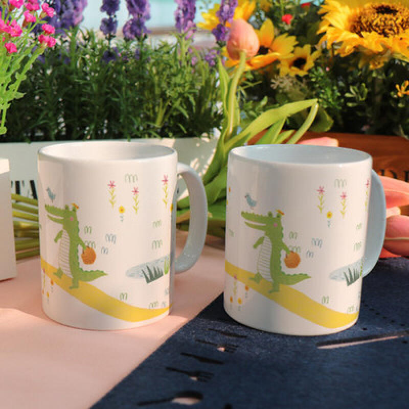 ic691-Design Mug 2p-Crocodile Friend