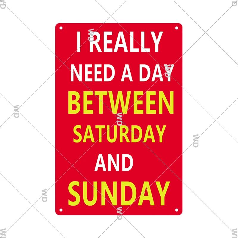 Funny Quote Sarcastic Vintage Posters Life Tin Sign Retro Plaque Metal Plate Wall Art Decor for Home Garden Courtyard Room Gift
