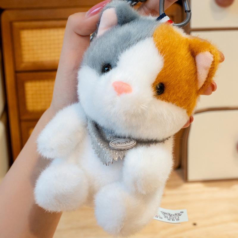 1Pc 13cm Lovely Duck Frog Raccoon Fox Plushie toy Cartoon Panda Dinosaur Elephant Pendant Plush Toys Birthday Decor Gift