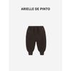 French Arielle De Pinto Girls' Fleece-Lined Pants Winter Baby Girl Casual Pants with Back Pocket