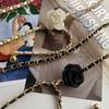 Camellia Waist Chain Accessories Women'S Flower Chain Belt Decoration With Dress Jeans Chain Tide