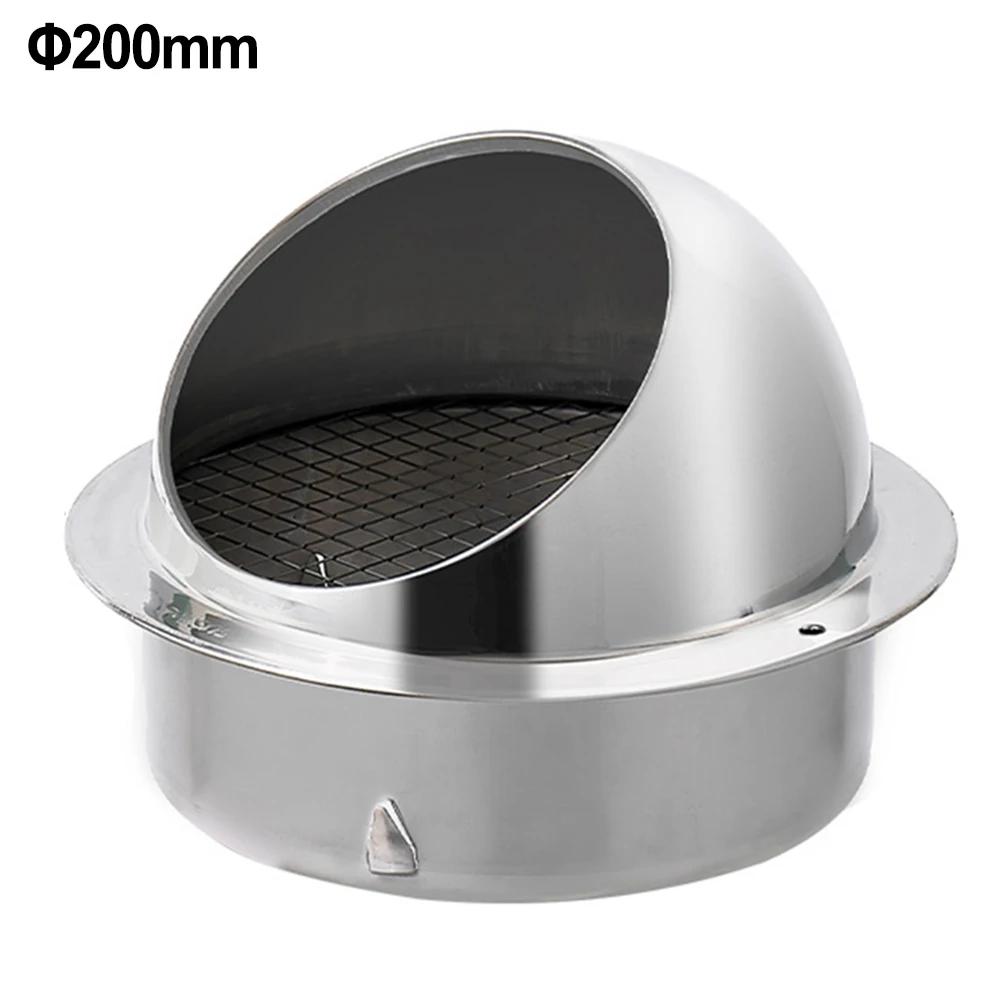 Stainless Steel Wall Ceiling Air Vent Ducting Ventilation Exhaust Grille Cover Waterproof Outlet Heating Cooling Vents Cap