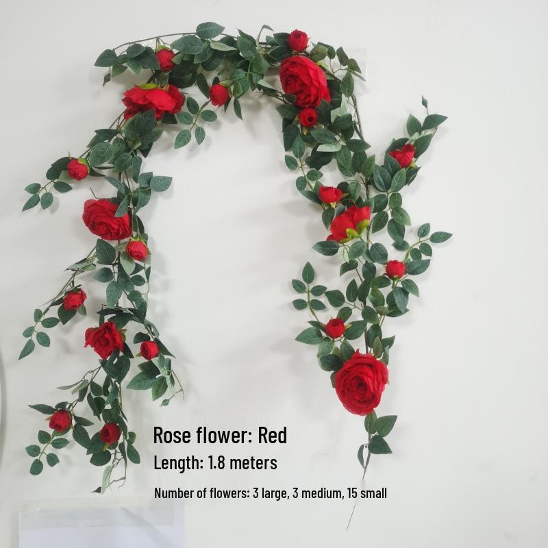 Rampicante di Rose Decorativo Simulato per Matrimoni e Arredamento Casa