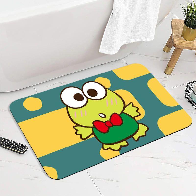 Big-eyed frog diatom mud absorbent mat bathroom non-slip floor mat toilet toilet foot mat toilet door mat