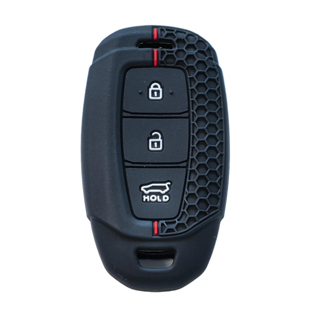 Silicone Car Remote Key Case Cover for Hyundai Palisade Limited 2020 Palisade SEL 2026 Elantra Sel Elantra Santa Fe Veloster