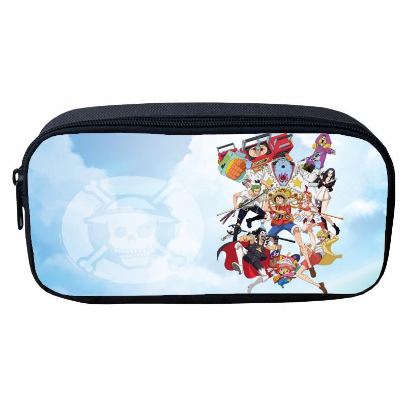 Children's Cartoon Pirate King Pencil Case - Stylish Storage for School Supplies