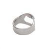 2PCS Stainless Steel Creative Versatile Cool Finger Ring Bottle Opener Bar Beer Tools(  color random