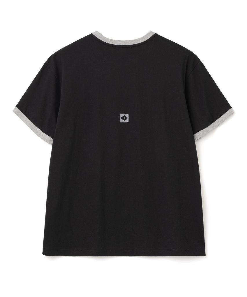 MILLO ARCHIVE Archaic Motif Ringer T-Shirt [Black]