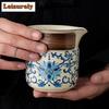 250ml Ru Ofen Holzgriff Handgehaltener Teekrug Teeverteiler ChaHai Spender Gerechtigkeitsbecher Fairness-Becher Teeset Handwerkszubehör Geschenk