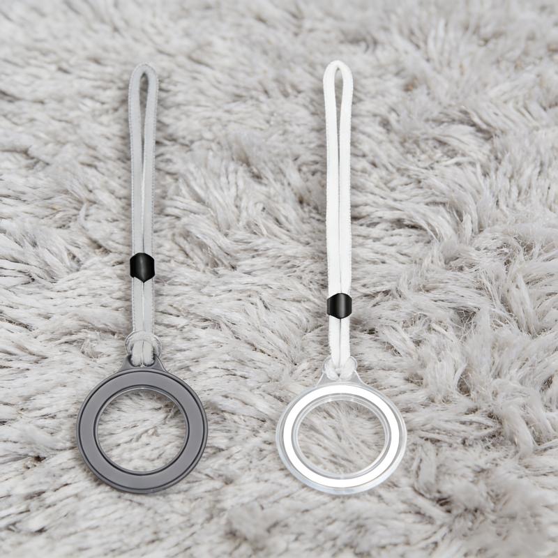 

2pcs Magnetic Cell Phone Lanyard With Strap Fashion Protective Cover Anti-Lost Keychain Case Nylon fiber