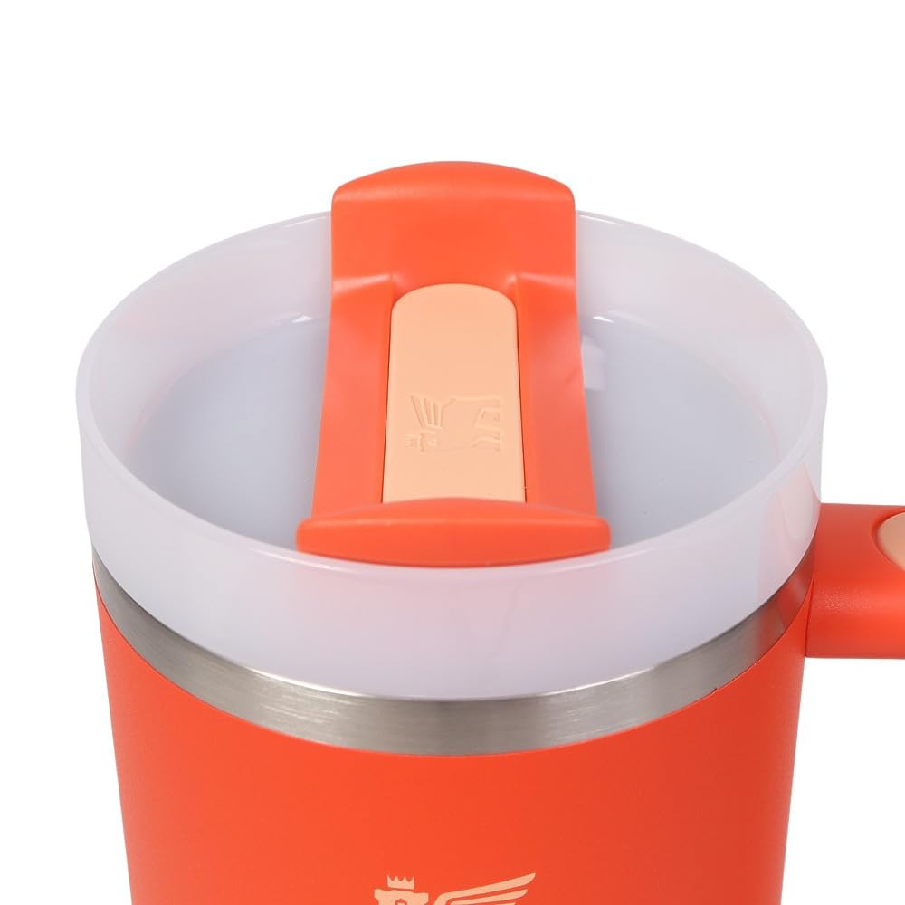 STANLEY Wasserflasche Becher Vakuum Slim Quencher TIGERLILY H2.0 0.88L 10-10827-452 (Orange/FF)