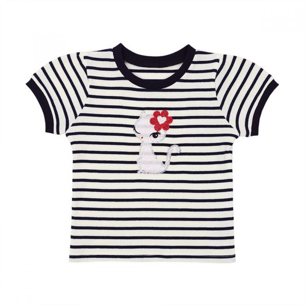 

French CaT Navy WhiTe S T T ShirT q52daT060n3 navy/145