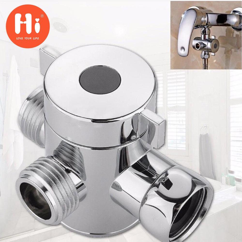 

Адаптер Адаптер Хромированный 3-ходовой Т-образный адаптер Водяной клапан Туалет Биде Переключатель насадки для душа