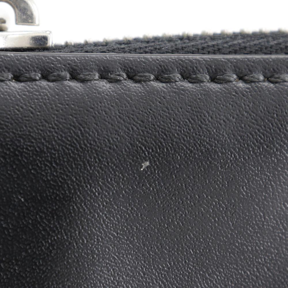 Fendi Bugs Monster Clutch Bag 7VA433 Black Calfskin Unisex Used