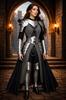 Damen Gotisches Lady-Ritter Kostüm Rüstung LARP Cosplay