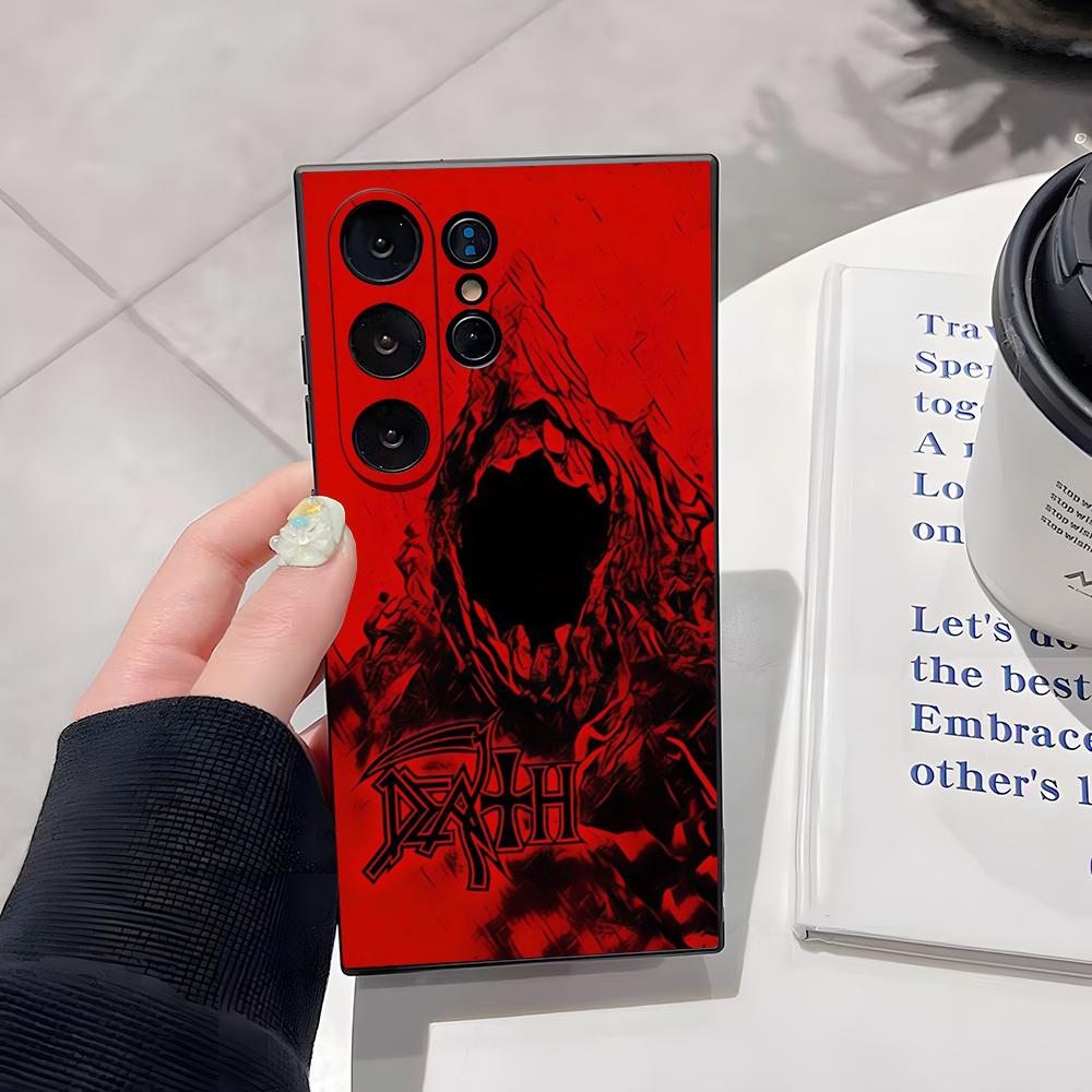 

D-Deaths Mental Rock Band Anime Phone Case For Samsung S26 Ultra S25 Edge Ultra S23 S22 S21 S20 Ultra Plus S24 Fe Cover Samsung S23 FE