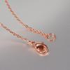 Vinterly Cross Chain Long Necklace for Women Thin Pure Copper Adjustable 51cm Twisted Anti-scratch Jewelry Female Lobster Clasps