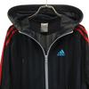 adidas Striped Pattern Hoodie Track jacket Setup S/XS black Jersey Men's Used