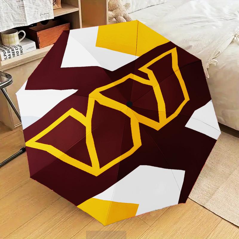 Washington Commanders Map Umbrella Folding umbrella, automatic umbrella 8-Frame for Travel, camping Use Gift for Halloween Christmas