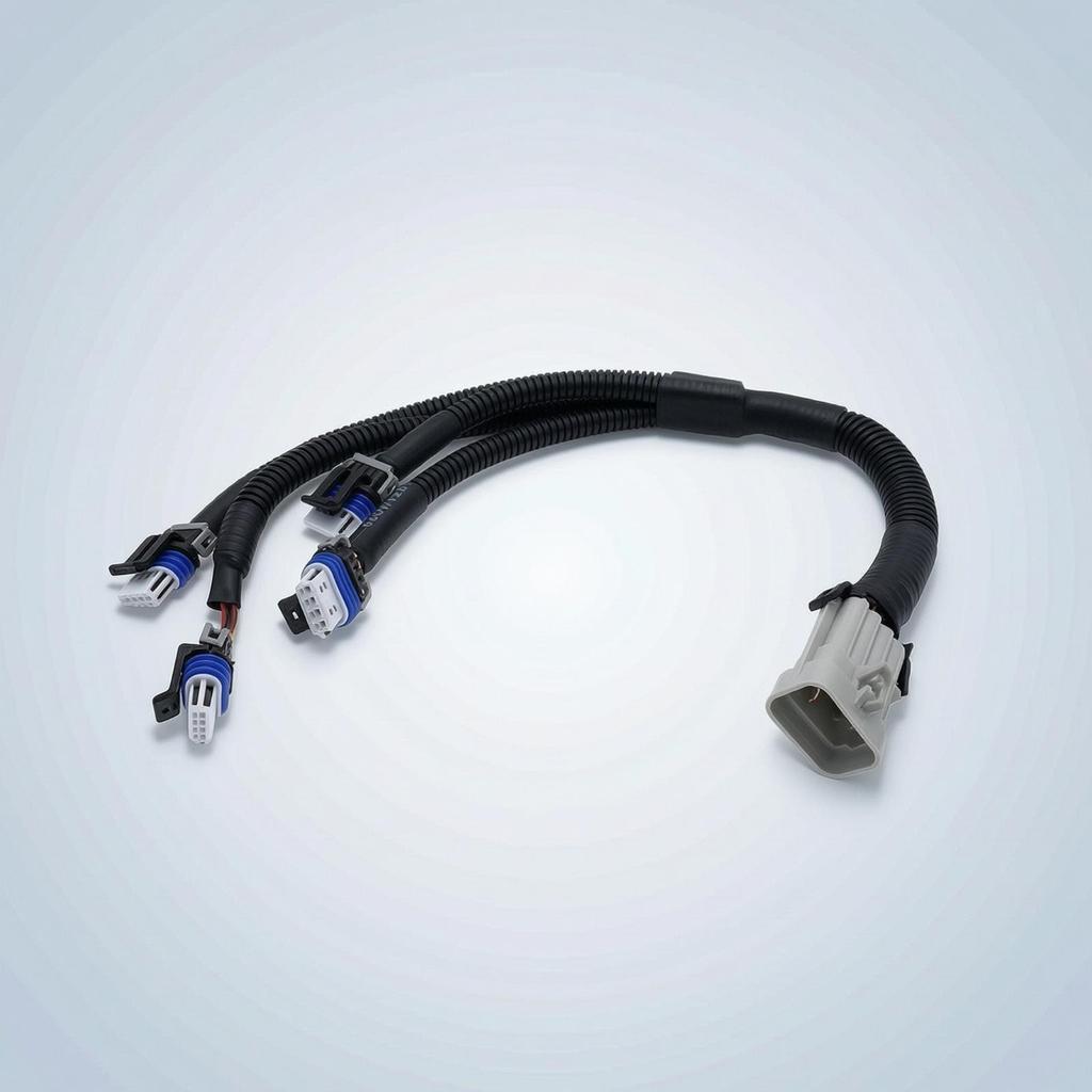Ignition Coil Connector Plug Harness Corrugated Wiring