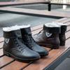 Scarpe da Uomo alla Moda Resistenti all'Acqua Stivali da Pioggia da Pesca per Uomo Stivali di Gomma Mocassini Resistenti all'Usura Comodi Giardino