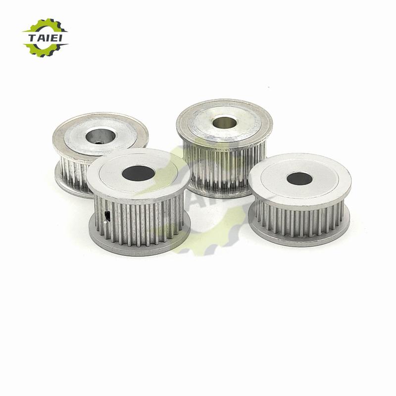 HTD 3M Senkron Kasnak 45 Diş 46 Diş Kama Yuvalı Çap 5mm-28mm Kayış Genişliği 10/15/20mm İçin HTD3M Zamanlama Tekerleği 3M 45 Dişli Çark Kasnak