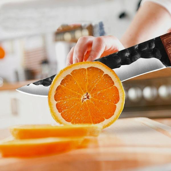 6.5inch Forged Boning Knife Stainless Steel Butcher Knife Meat Cleaver Fish Filleting Knife Professional Chef Knife Cooking Tools