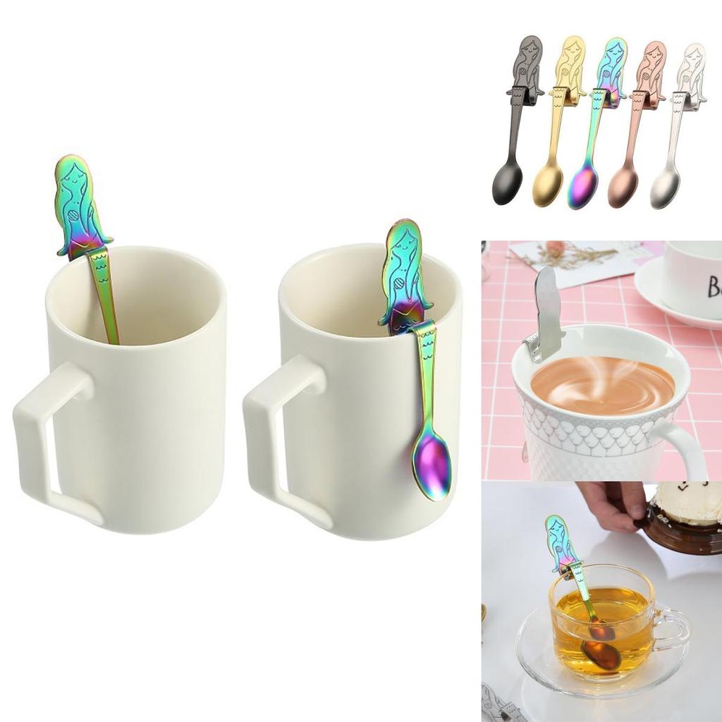 Premium Quality Mermaid Coffee Drink Spoon With Timeless Stainless Steel Design