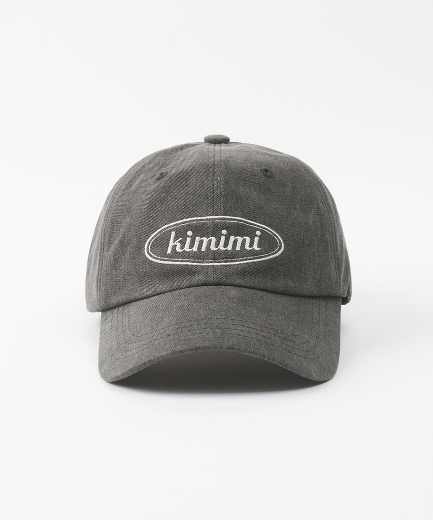 Kimimi Logo Ball Cap Charcoal