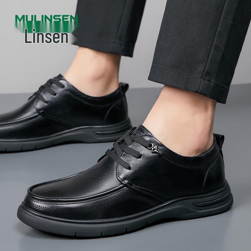 MULINSEN Men s Business Casual Leather Shoes L223261 EU 42