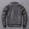 New Sheepskin Genuine Leather Leather Jacket Men's Flight Suit Leather Jacket with Cotton Leather Jacket