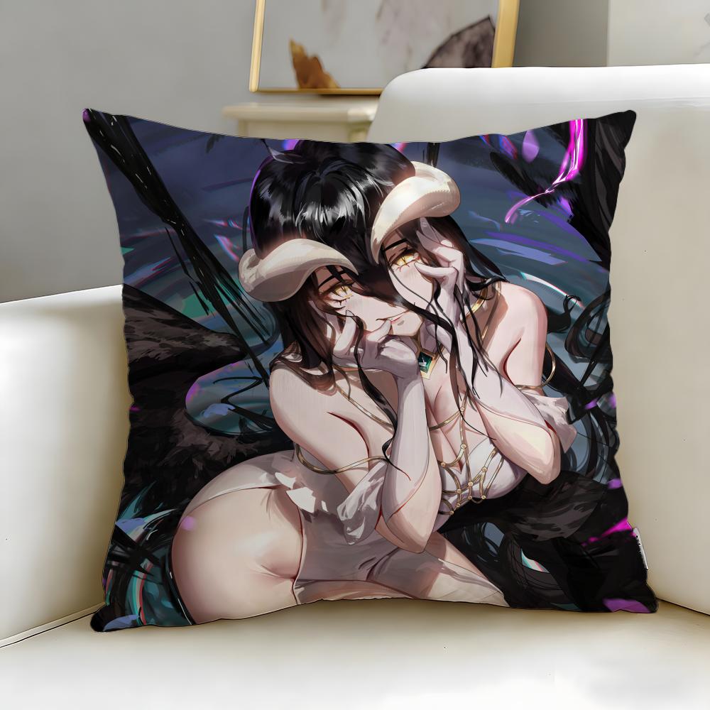 

classic anime OVERLORD Cushion Cover Soft & Easy-Wash Pillow Case – Versatile for Couch, Bed, Travel and Office 30cmx30cm