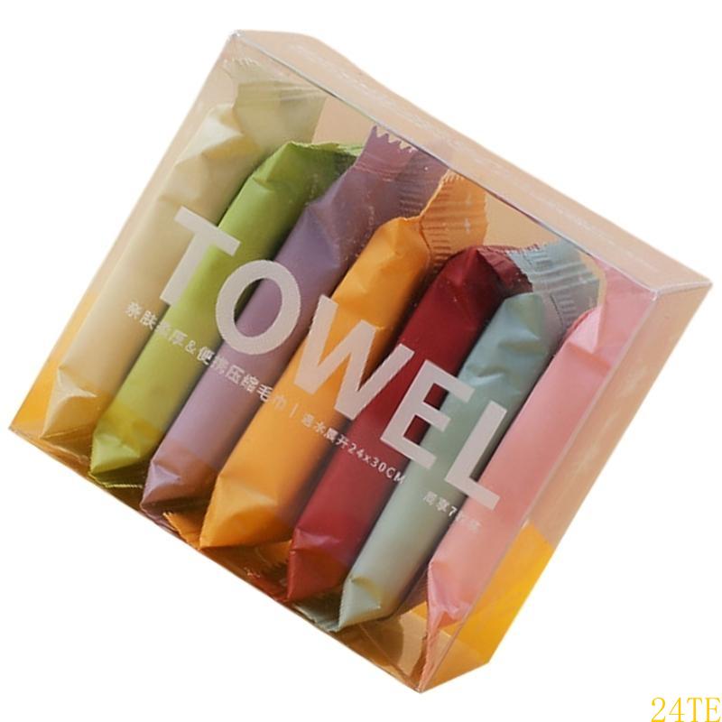 Compressed Cotton Face Towels Gentle On Skin Convenient Bath Towel For Travel And Daily Cleaning