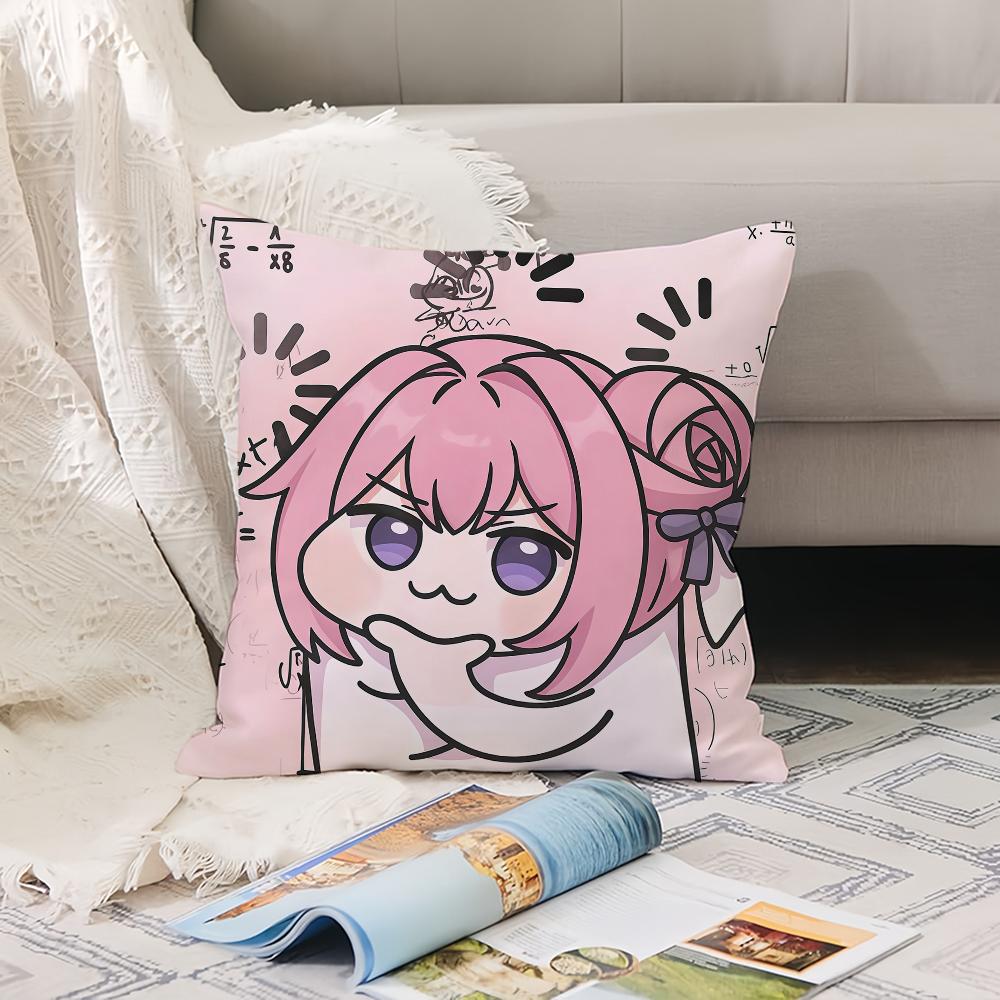 Cartoon Cute Game D-Doro Pillow Case Office Cushions Suitable For Sofa Car Bedroom Decorative Cushion Cover