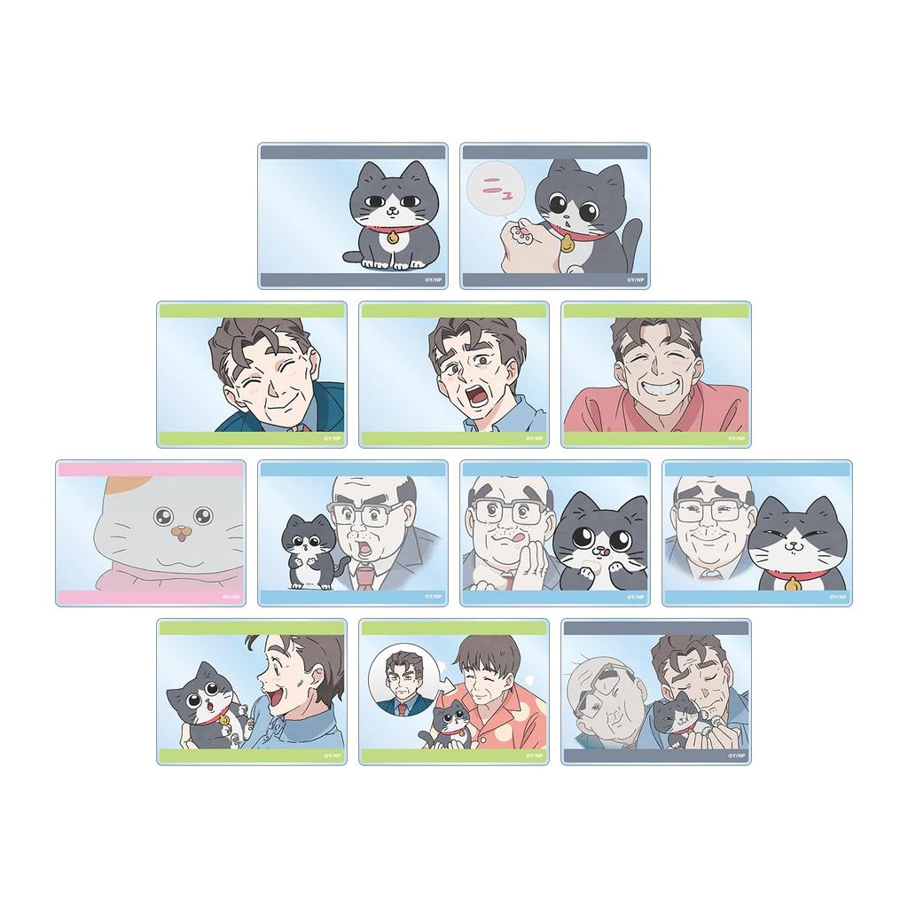 TV Anime Old Man Who Reincarnated As a Trading Scene Acrylic Cards Box of 12 "The Cat"