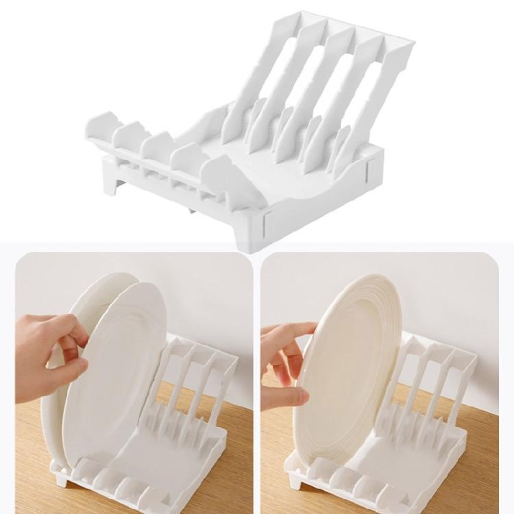 Kitchen Counter Dish Drainer Practical Dish Rack Plate and Bowl Holder for Optimal Kitchen Space Utilization